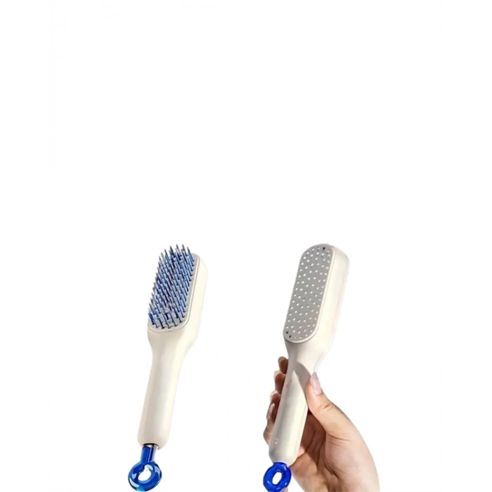 Otomatik Temizlenen Ergonomik Saç Tarağı – Masaj Başlıklı