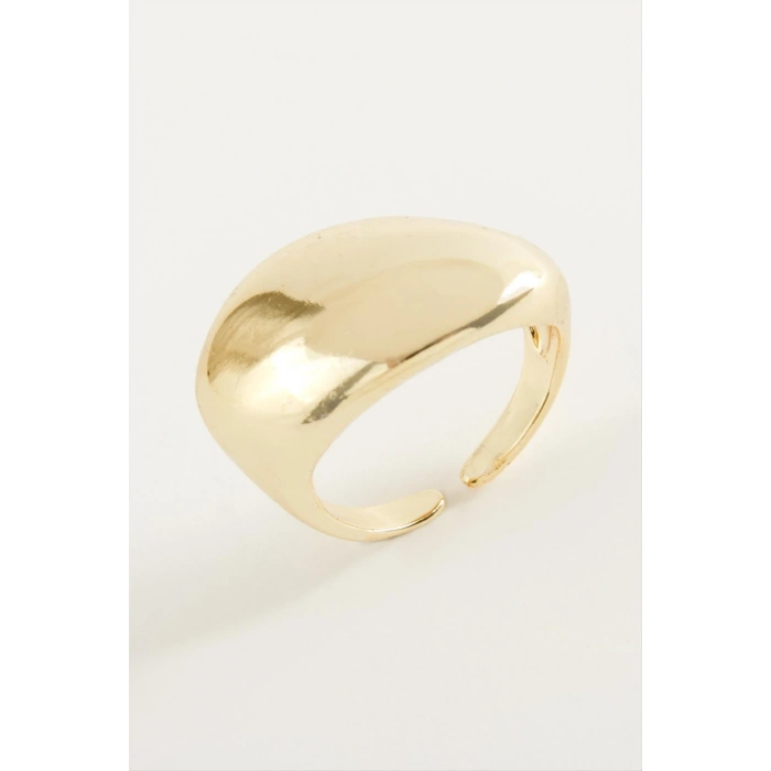 Oval Metal Yüzük
