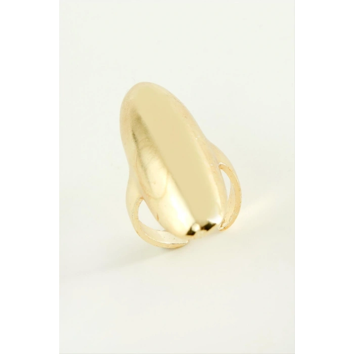 Oval Metal Yüzük