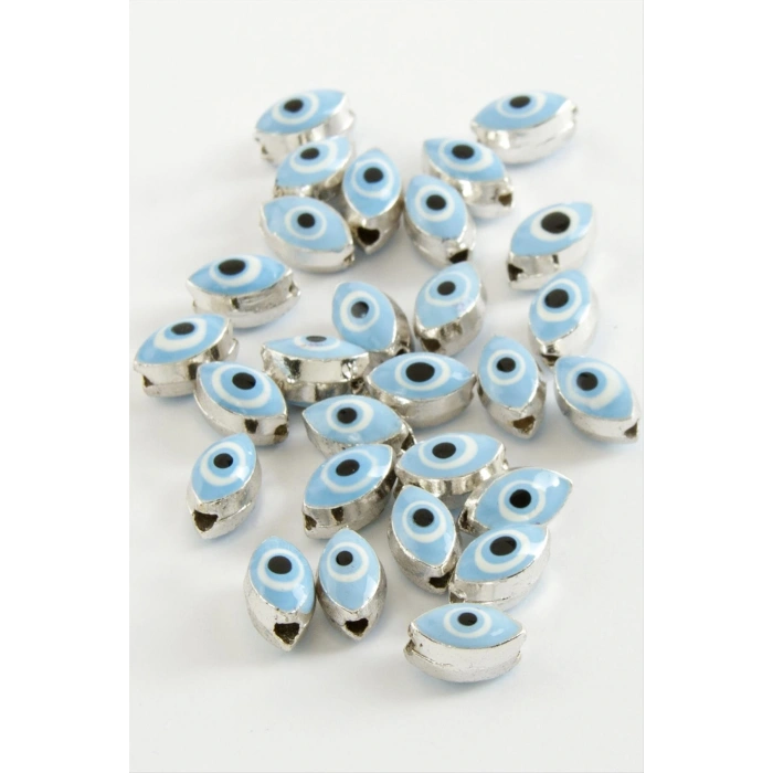 Oval Nazar Mineli Bileklik ve Kolye Ucu Aparatı 1 Adet