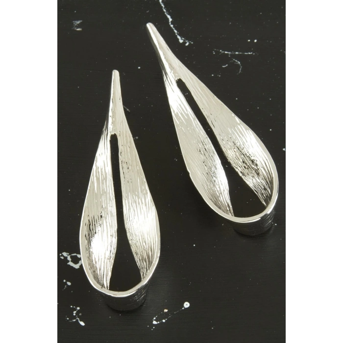 Oval Yeni Sezon Metal Küpe