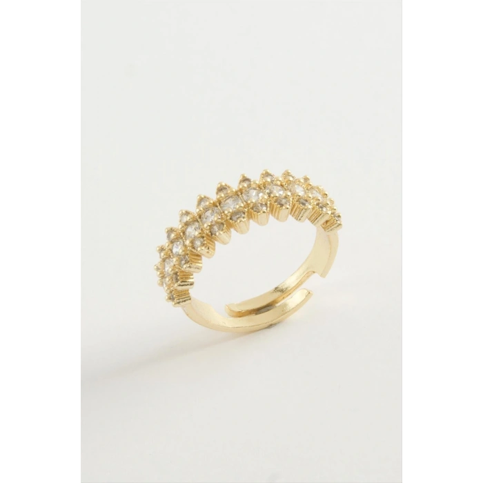 Oval Zirkon Taşlı Yüzük