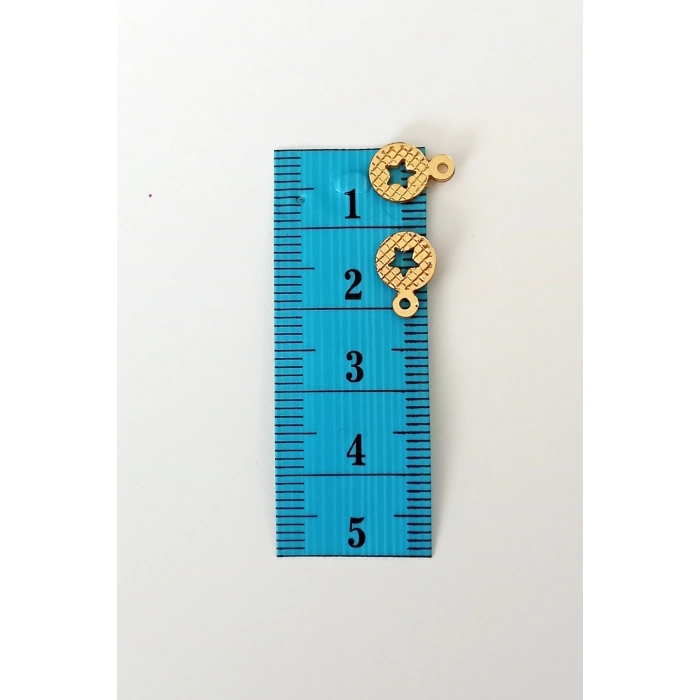 Oya Abiye Bileklik Kolye Pleksi Metalik Plastik Pul Altın Renk 24 gram 270 adet - BNC537