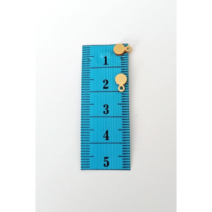 Oya Abiye Bileklik Kolye Pleksi Metalik Plastik Pul Altın Renk 24 gram 450 adet - BNC557