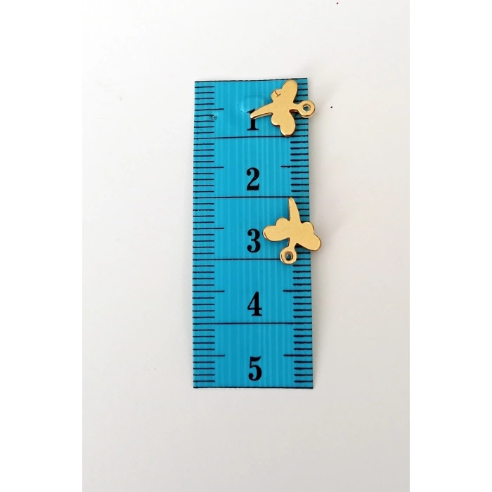 Oya Abiye Bileklik Kolye Pleksi Metalik Plastik Pul Altın Renk 8 gram 90 adet - BNC495