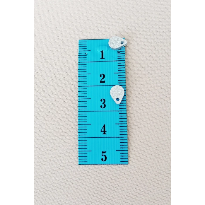 Oya Abiye Bileklik Kolye Pleksi Metalik Plastik Pul Gümüş Renk 24 gram 465 adet - BNC569