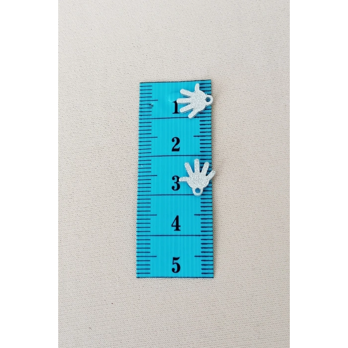 Oya Abiye Bileklik Kolye Pleksi Metalik Plastik Pul Gümüş Renk 8 gram 95 adet - BNC519