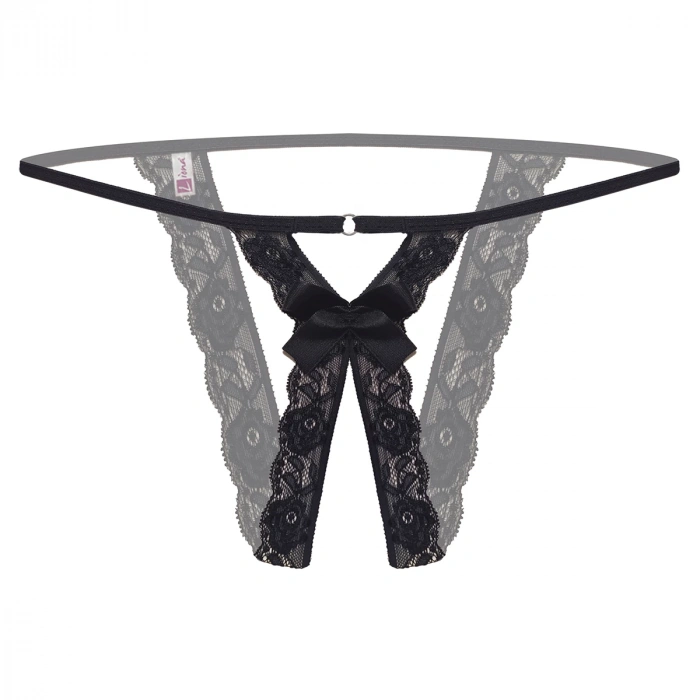  Özel Bölgesi Açık Taşlı Büyük Beden Fantezi Bato Külot