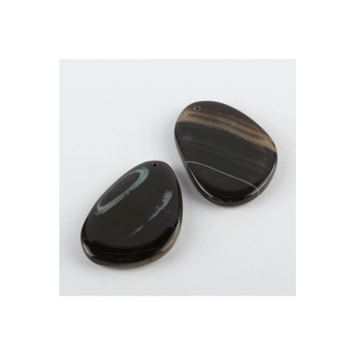 Özel Kesim Doğaltaş Plaka Akik Kolye Ucu