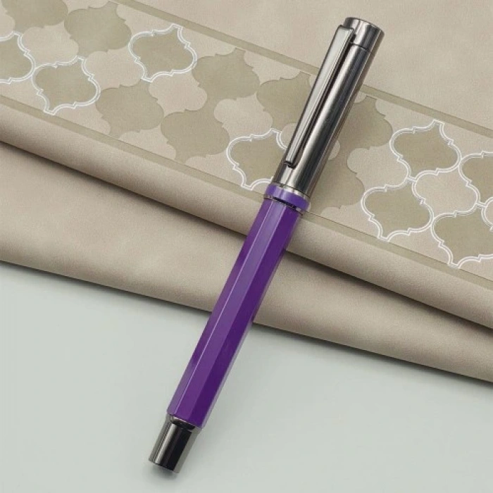 Özel Renk Deri Defter Ve Roller Metal Kalem