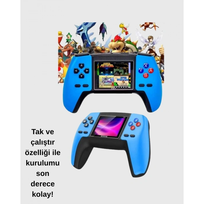 P5 Retro Gamepad | 520 Klasik Oyunlu Mini Oyun Konsolu