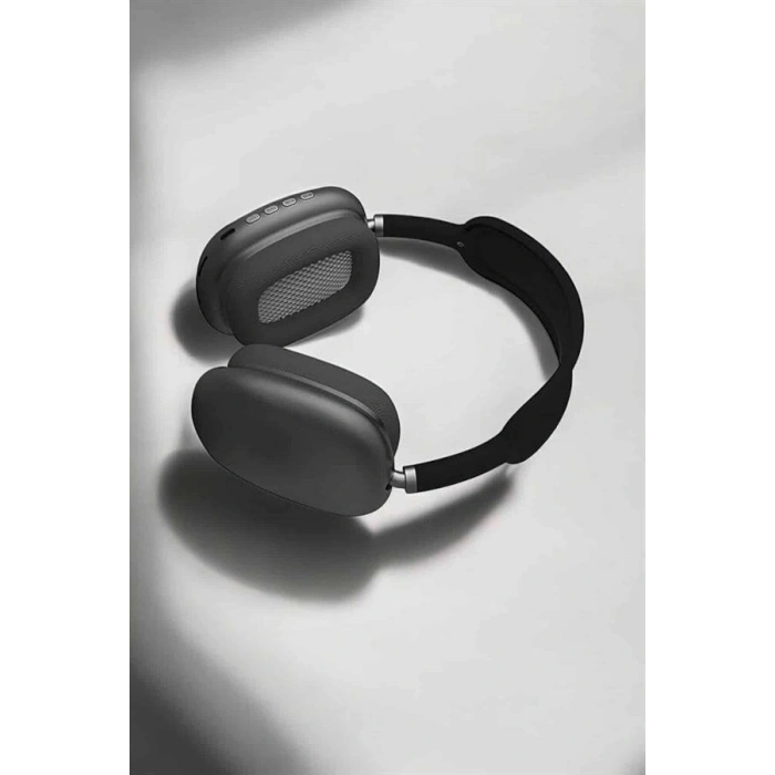 P9 Plus Hi-fi Ses Kalitesi Ayarlanabilir Mikrofonlu Bluetooth Kulaklık Siyah