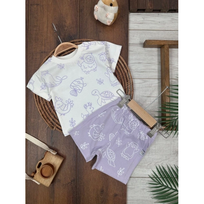 Pamuklu Kiz Bebek 2li Takım