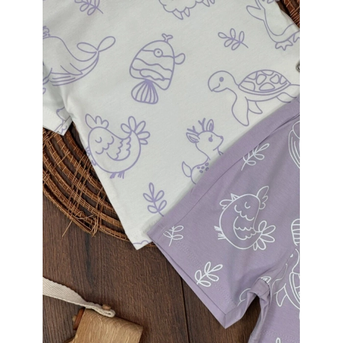 Pamuklu Kiz Bebek 2li Takım