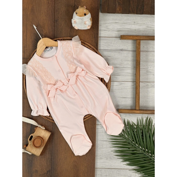 Pamuklu Kız Bebek Tulum