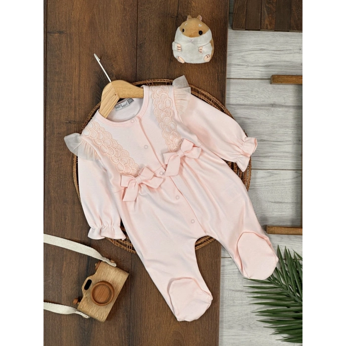 Pamuklu Kız Bebek Tulum