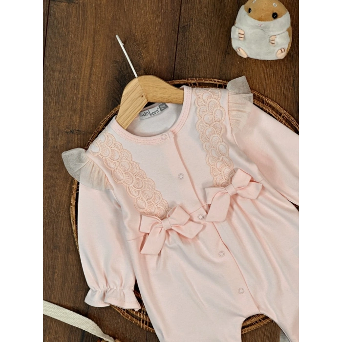 Pamuklu Kız Bebek Tulum