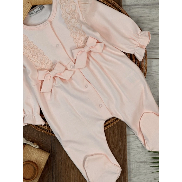 Pamuklu Kız Bebek Tulum