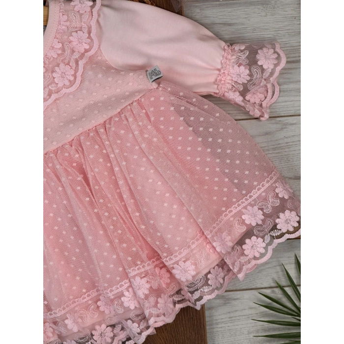 Pamuklu Kız Çocuk Elbise