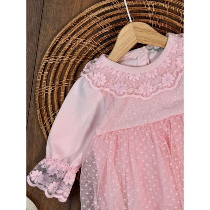 Pamuklu Kız Çocuk Elbise