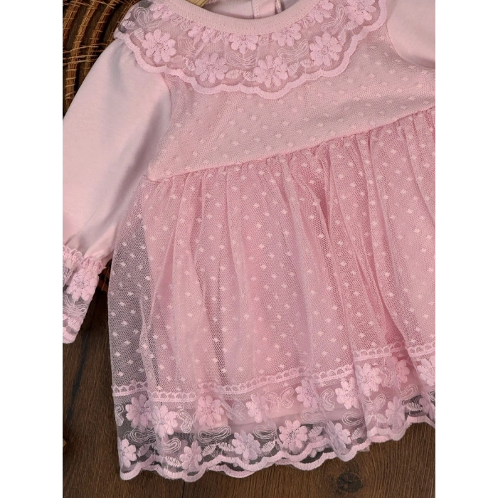 Pamuklu Kız Çocuk Elbise