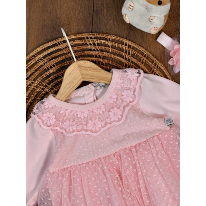 Pamuklu Kız Çocuk Elbise