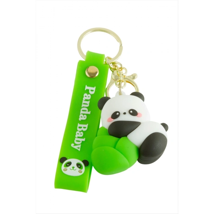 Panda Lüks Silikon Anahtarlık