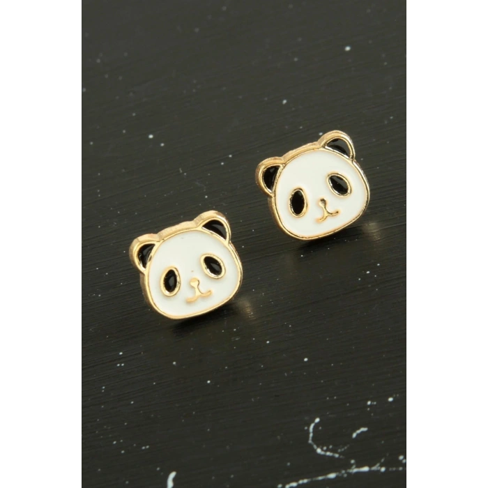 Panda Mineli Minik Küpe