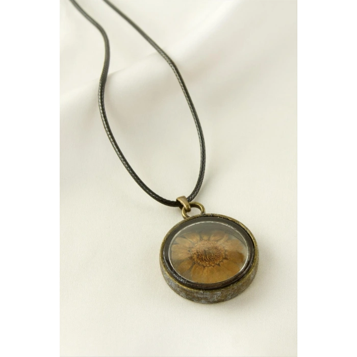 Papatya Canlı Kolye