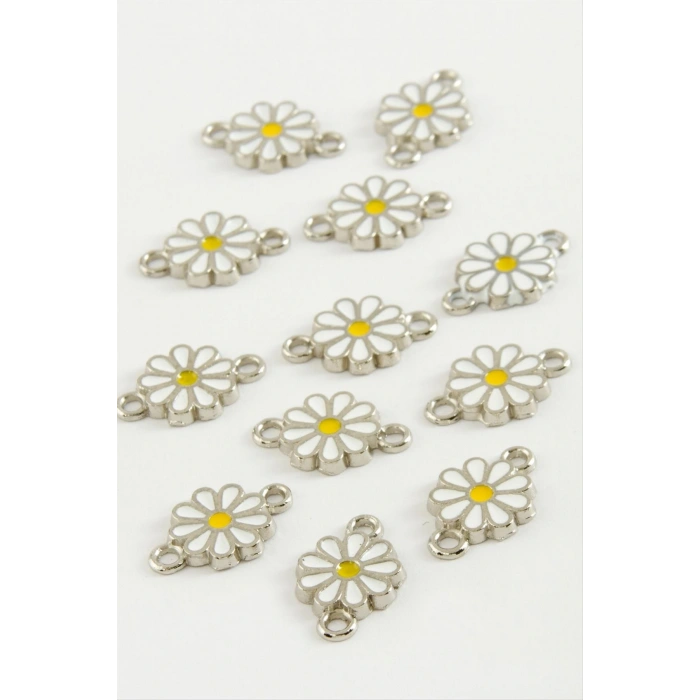 Papatya Çift Kulplu Mineli Bileklik ve Kolye Ucu Aparatı 1 Adet