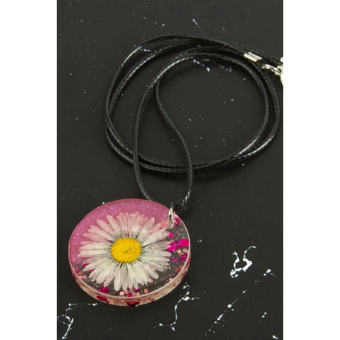 Papatya Epoksi Kolye