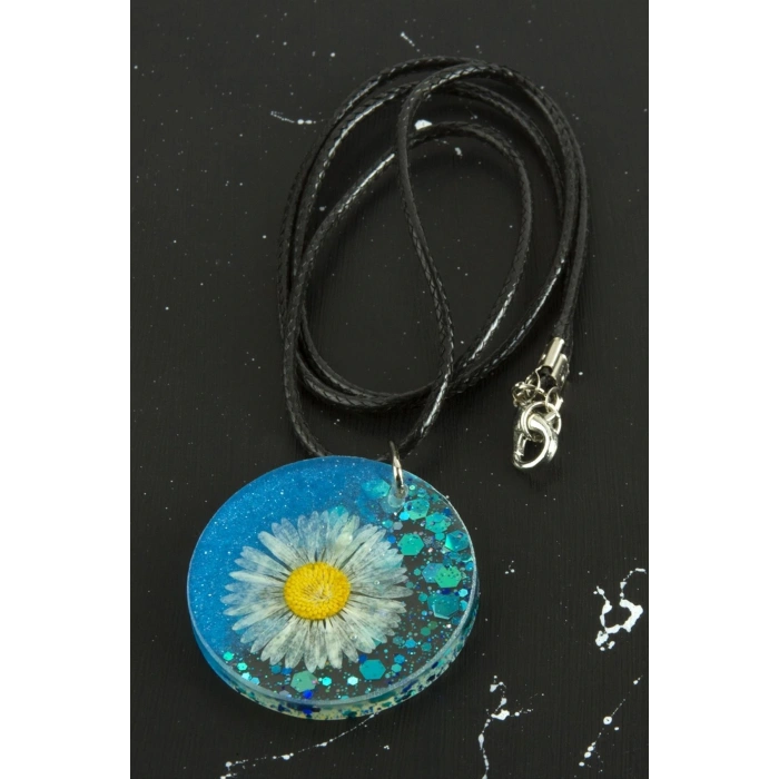 Papatya Epoksi Kolye