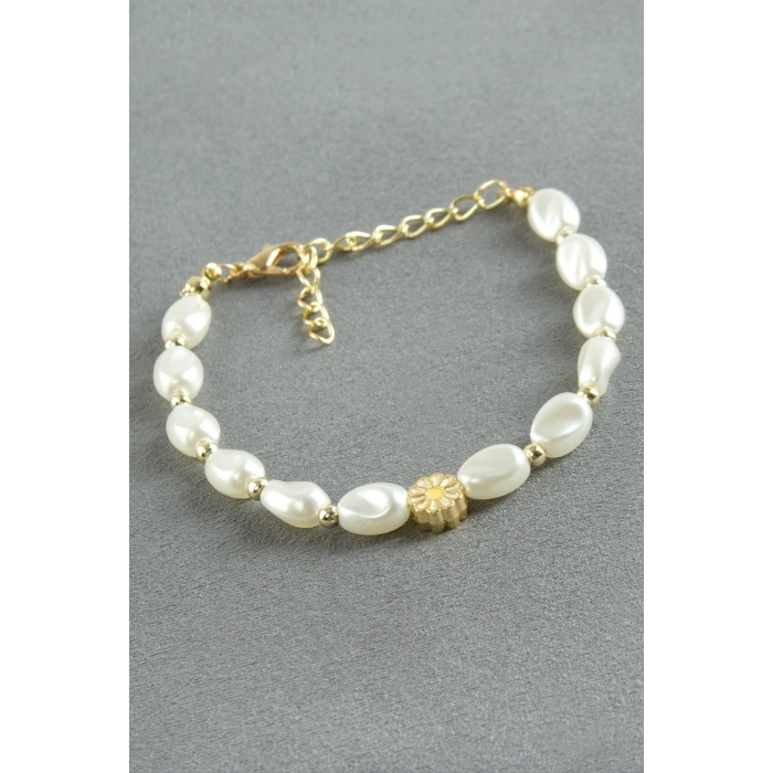 Papatya İnci Bileklik