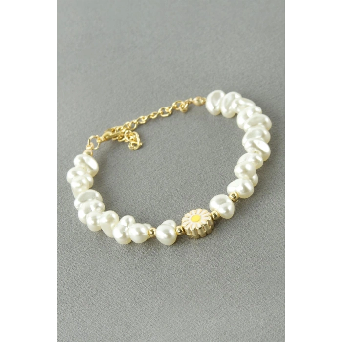 Papatya İnci Boncuk Bileklik
