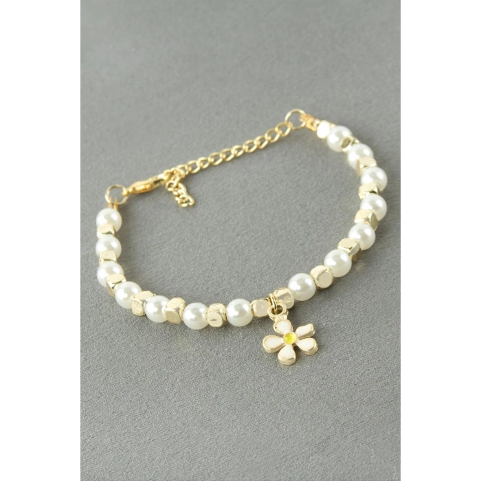 Papatya İnci Boncuk Bileklik