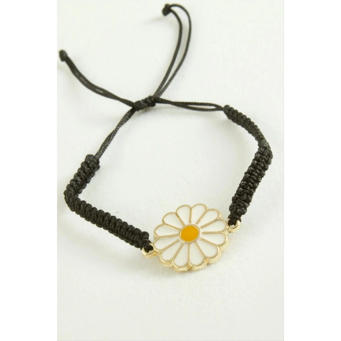 Papatya Makrome İp Bileklik