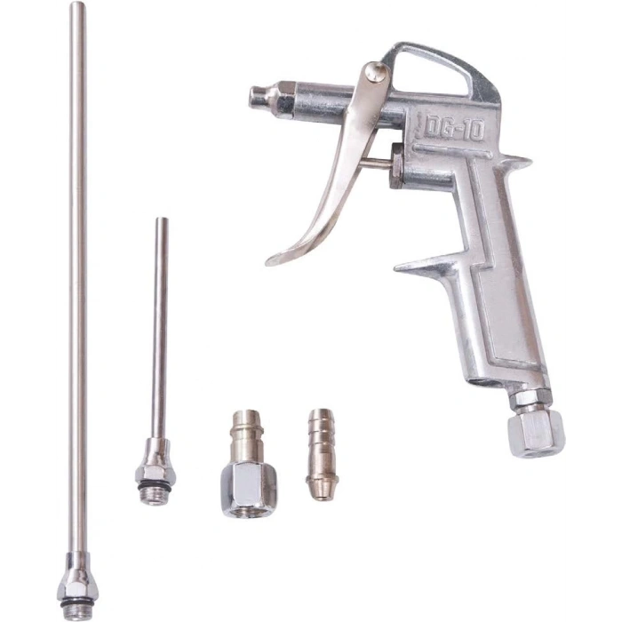 Parça Metal Uzun Ve Kısa Hava Tabancası Seti - Hava Püskürtme Ve Temizleme Aracı