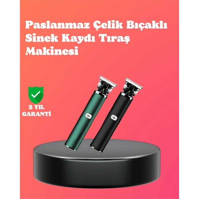 Paslanmaz Çelik Bıçaklı Sinek Kaydı Tıraş Makinesi Uzun Ömürlü