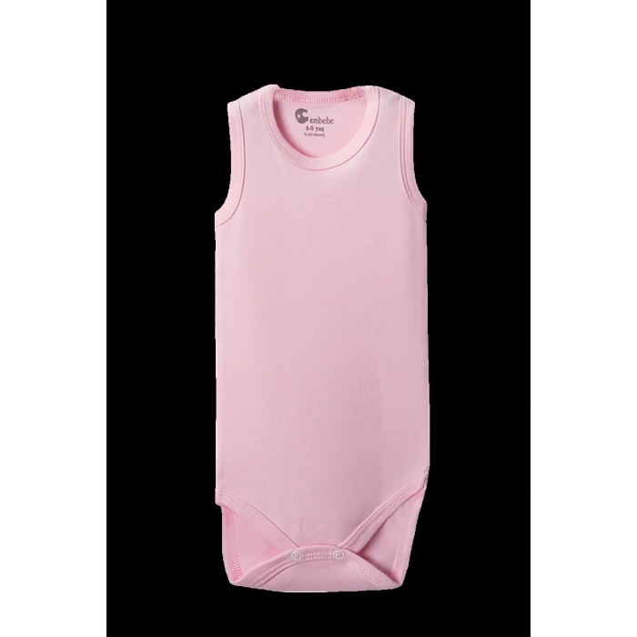 Pembe Askılı Body Zıbın 2-7 YAŞ Çocuklar İçin (3 ADET) Alttan Çıtçıtlı Özel Gereksinimli