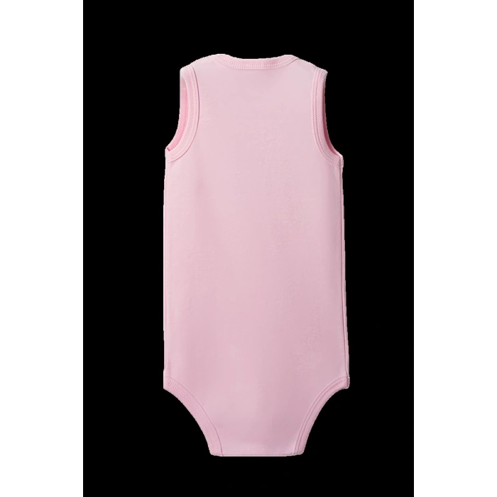 Pembe Askılı Body Zıbın 2-7 YAŞ Çocuklar İçin (3 ADET) Alttan Çıtçıtlı Özel Gereksinimli