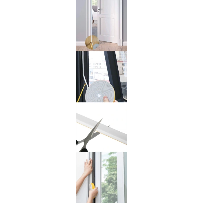 Pencere Ses Isı Yalıtım Sünger Bant 3 Metre