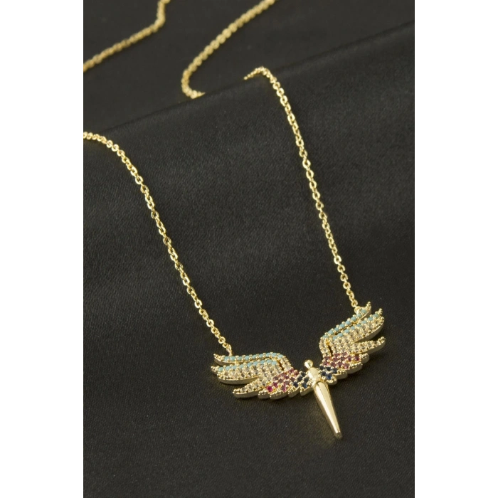 Peri  Zirkon Taşlı Kolye