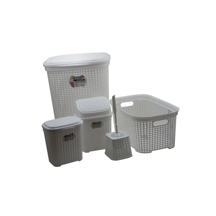 Petek 5 Li Banyo Çeyiz Seti -MRD307-Dv