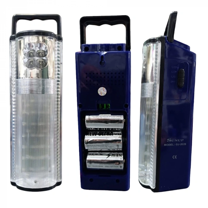 Pilli Büyük Boy Işıldak + 3 Adet Pil