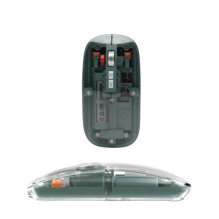 Pilli Kablosuz Mouse Bluetooth Ve Usb Uyumlu Sessiz Tıklama Yeni Nesil