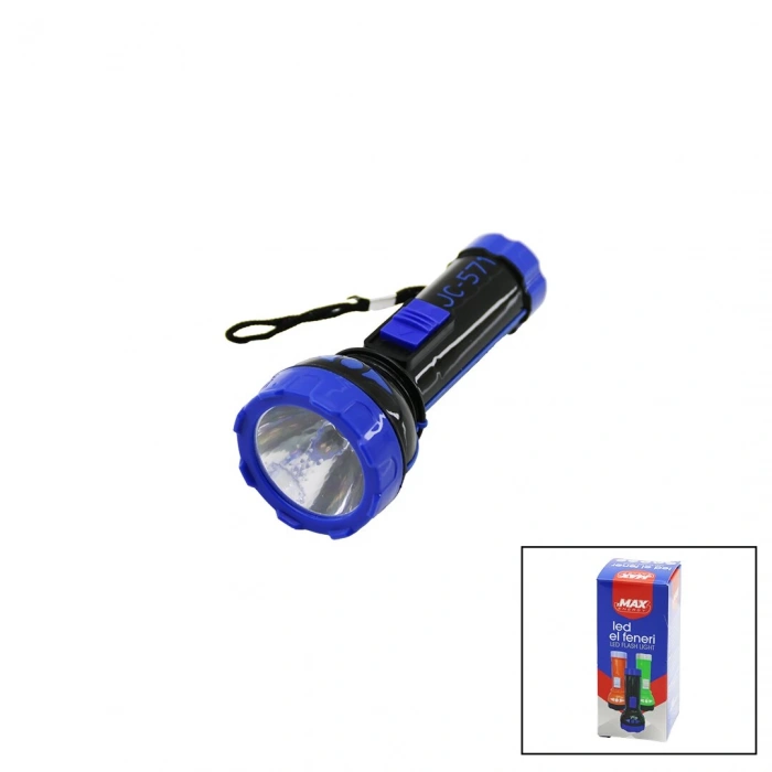 PİLLİ   MİNİ=11.2CM  LED EL FENERİ  75LÜMEN   OUTPUT: 1.5V   RENKLİ PLASTİK (4887)