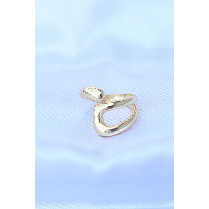 Pirinç Gold Renk Ayarlanabilir Yüzük - TJ-BYK3176