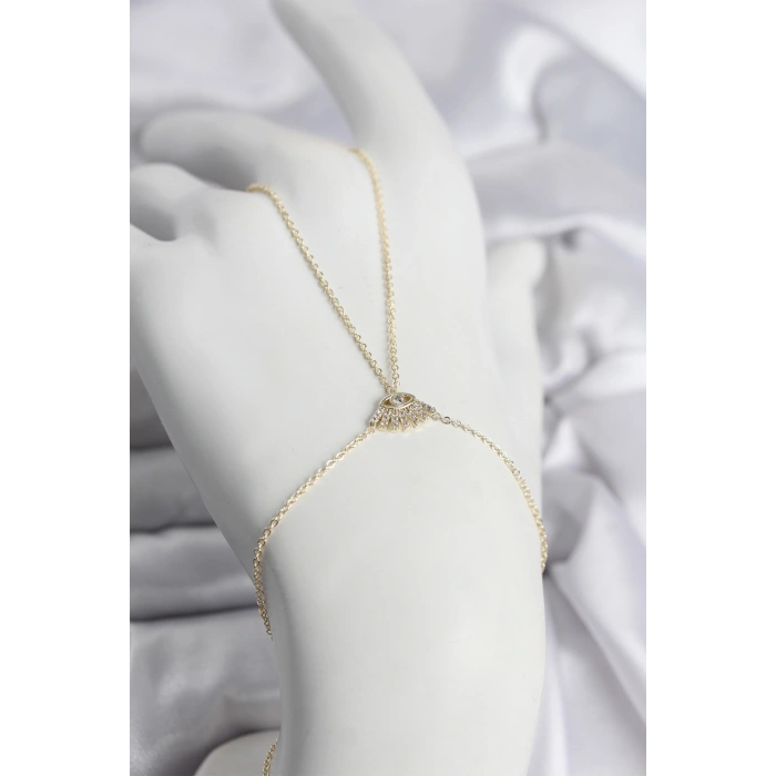 Pirinç Gold Renk Göz Model Kadın Şahmeran - TJ-SN764