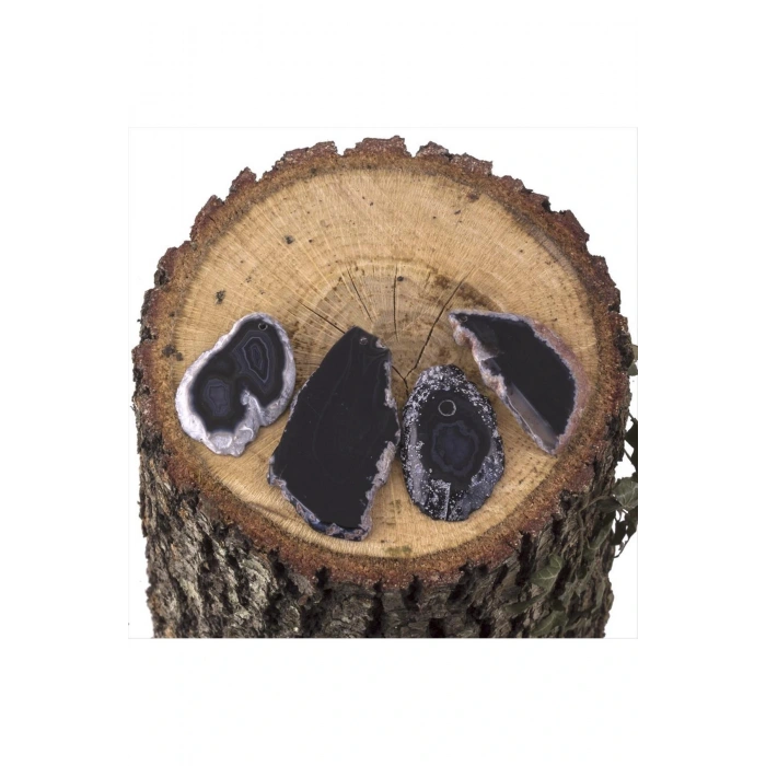 Plaka Akik Kolye Ucu