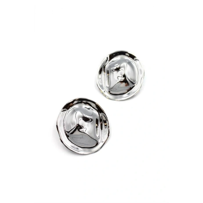 Plaka Küpe - Gümüş